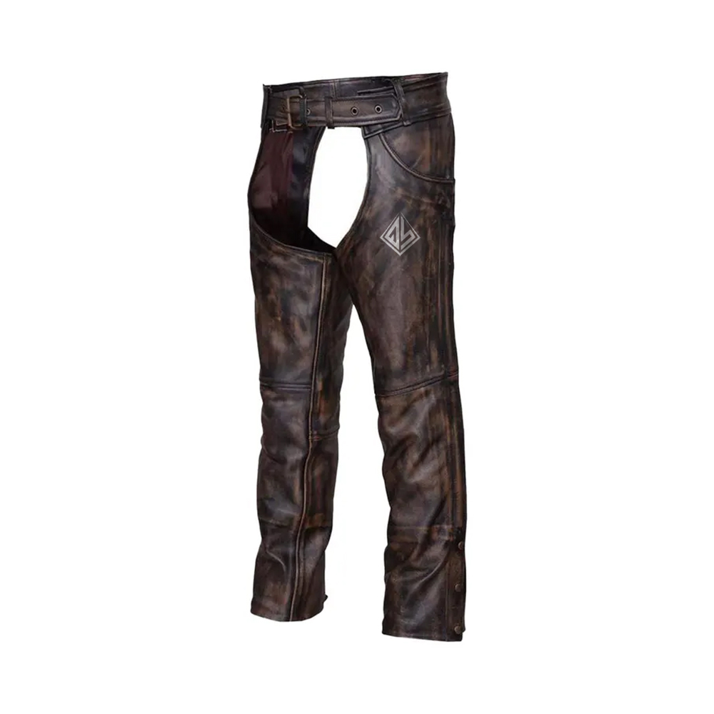 Custom Leather Motorbike Chaps for Cruiser & Touring Riders