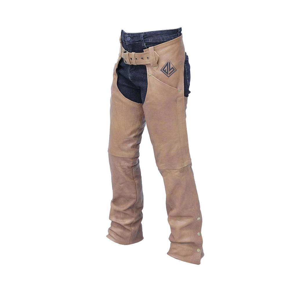 Bulk Leather Motorcycle Chaps for Retail & Distribution